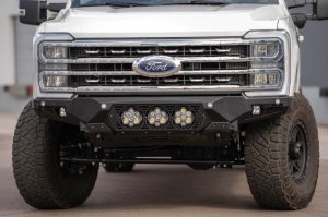 Ford F-250 Bumper - Front - Addictive Desert Designs - Bomber - Hammer Black - `23-`27 Ford F-250 Bumper - Front - Addictive Desert Designs - Bomber - Hammer Black - `23-`27